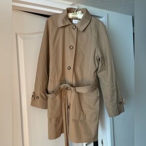very lightly used calvin klein trench coat